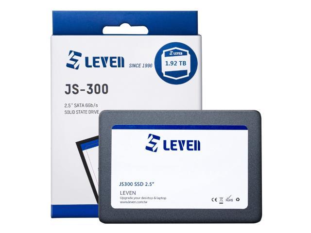 LEVEN SSD 2TB 1.92TB 3D NAND TLC SATA III Internal Solid State Drive - 6 Gb/s, 2.5 inch /7mm (0.28") - up to 560MB/s - Compatible with Laptop & PC Desktop - Retail 1 Pack - (JS300SSD1920GB)