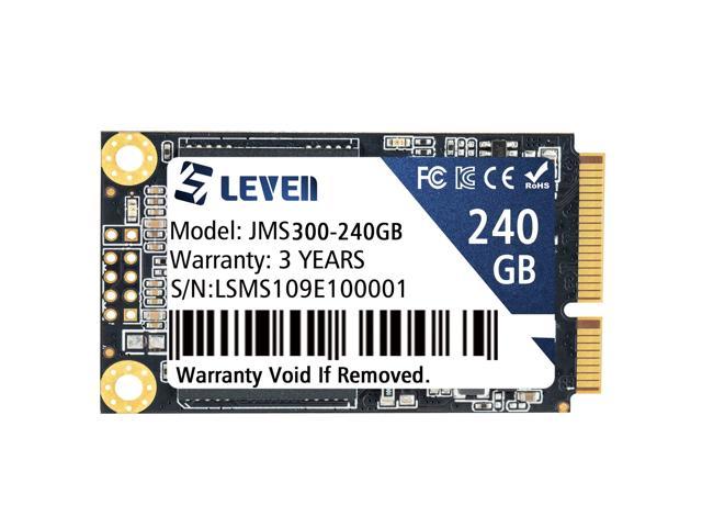 LEVEN mSATA SSD 256GB 240GB 3D NAND TLC SATA III 6 Gb/s, mSATA (30x50.9mm) Internal Solid State Drive - Compatible with Desktop PC Laptop - (JMS300-240GB)