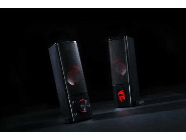 redragon gs550 orpheus 2.0 stereo pc gaming soundbar