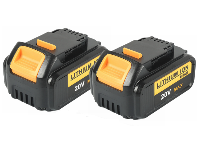 10 For DEWALT DCB205-2 20V 20 Volt Lithium 6.0AH Battery Packs DCB205 DCB206-2 