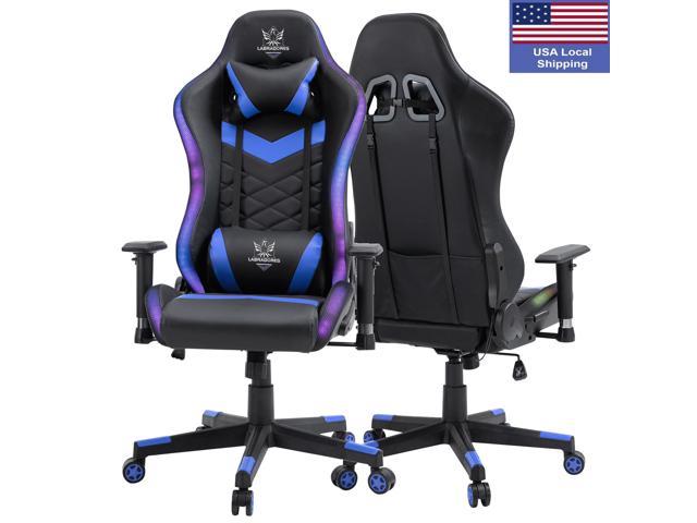Gaming Chair Computer Chair Black Ergonomic Backrest and Seat Height Adjustment Recliner Swivel 360 Degree Backrest Reclining Office Chair Backrest and Armrests Mesh Chair-USA Fast Shipment