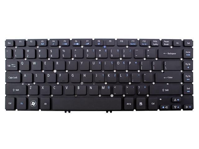 for Acer Aspire V5-471G V5-431P V5-431 V5-471 V5-471P P/N:60.M3BN1.031 MP-11F73U4-4424 6M.4TUKB.095 904TU07O1D NKI141301S US Layout Black Color Looleking Laptop Keyboard Without Frame 