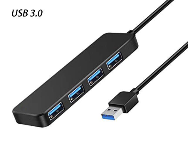 Mobile HDD Mac Pro/Mini Surface Pro USB Flash Drives XPS iMac 4-Port USB 3.0 Ultra Slim Data Hub for MacBook UCOUSO USB Hub Adapter Notebook PC and More
