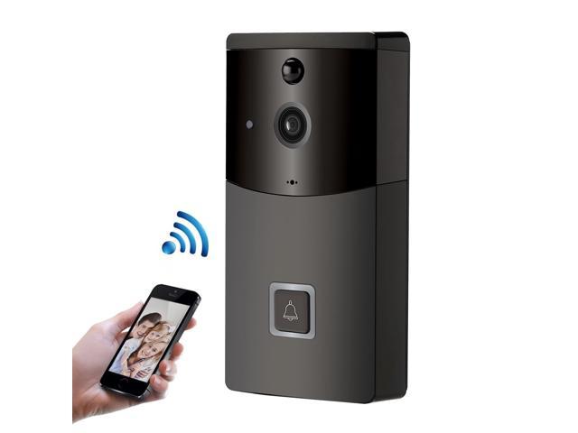 B10 2.4GHz Wireless Intelligent Doorbell 720P WiFi Video Doorbell Visual Camera Doorbell Intercom Home Security Safe, Support PIR Detection / Night Vision / Mobile Phone APP