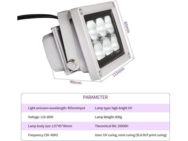 UV Resin Curing Light for SLA/DLP/LCD 3D Printer Solidify Photosensitive  Resin 4