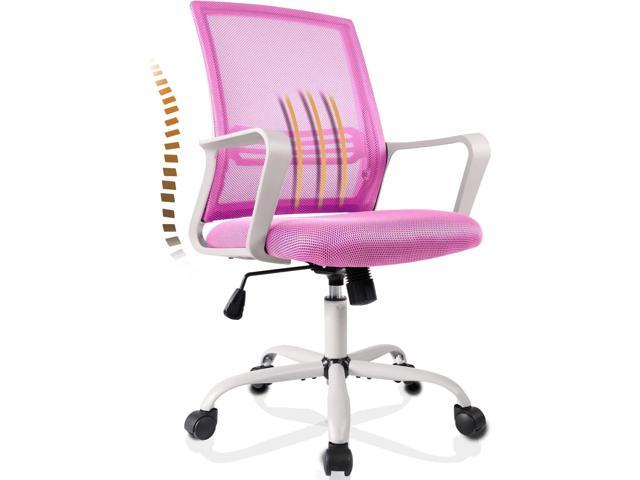 Rose pink office chair hot sale