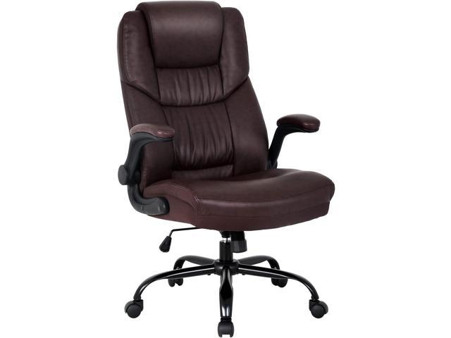 Large High Back Computer Chair with Dynamic Lumbar Support, Tilt and L