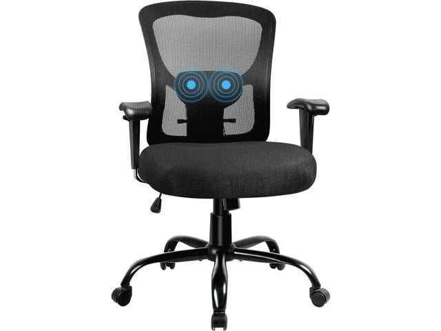 Bigroof Office Chair, Big and Tall Rolling Swivel Chair Ergonomic Mesh ...