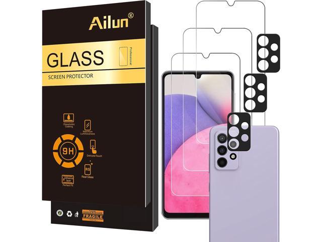 ivoler [3+3 Pack Tempered Glass for iPhone 15 Pro Screen Protector 6.1