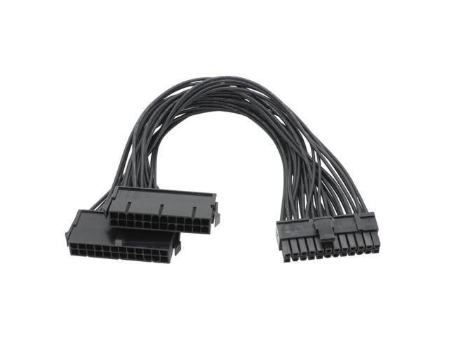 ATX 24Pin Power Supply Synchronizer Male to Female Mining 24 Pin Y ...