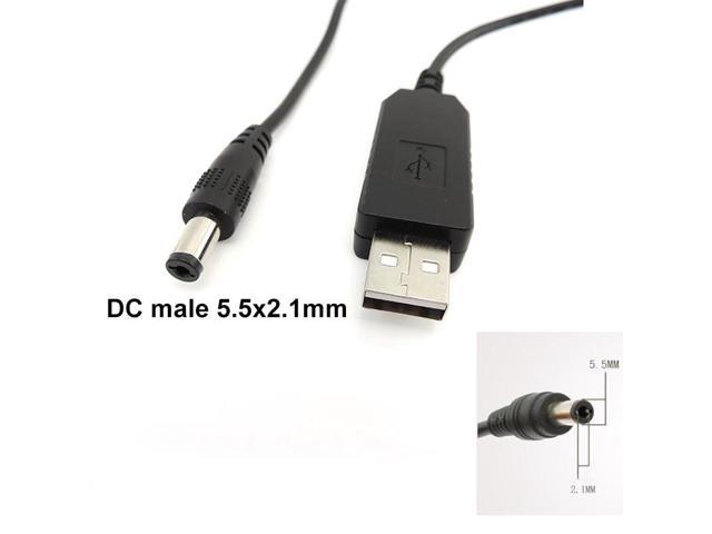 DC 5V to DC 9V 8.4v 12.6v 12V Step UP Module USB power boost Cable line ...