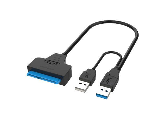 USB SATA 3 Cable SATA to USB 3.0 Adapter Up to 6 Gbps Support 2.5inch External SSD HDD Hard Drive 22 Pin SATA III A25 2.0(USB 3.0)