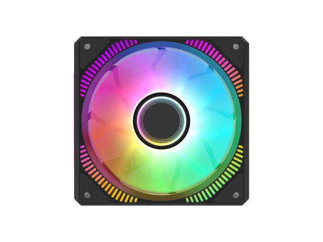 120mm RGB ARGB Fan Cooler PWM 4PIN 5V 3PIN Ventilator Hydraulic ...