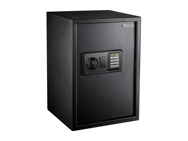 TACKLIFE 50SA-Home Safe Large Electronic Digital Safe 1.8 Cubic Feet with Instruction Light for Money Safe Cash Jewelry Passport Gun Security
