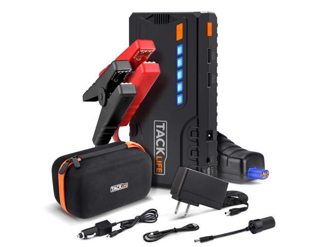 TACKLIFE T6 800A Peak 18000mAh Car Jump Starter (up to 7.0L Gas, 5.5L Diesel Engine) with Long Standby, Quick Charge, 12V Auto Battery Booster, Portable Power Pack for Cars, Trucks, SUV
