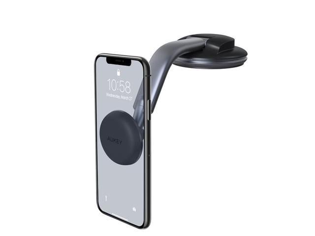 AUKEY Car Phone Mount Dashboard Magnetic Cell Phone Holder Compatible with  iPhone Samsung Google and More Gray HD C49 - Newegg.com