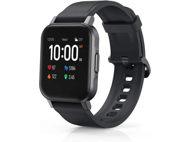 AUKEY Smartwatch Fitness Tracker Watch Heart Rate Monitor 12 Activity Modes IPX6 Waterproof Compatible iPhone Android Phones for Men Women Black LS02