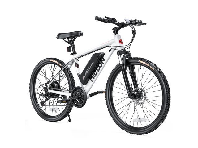 Kent gerucht esthetisch MICLON 26" Electric Bike for Adults, 2X Faster Charge, 350W BAFANG Motor,  20MPH Electric Mountain Bike with 36V 10.4AH Removable Battery, Suspension  Fork, LED Display - Newegg.com
