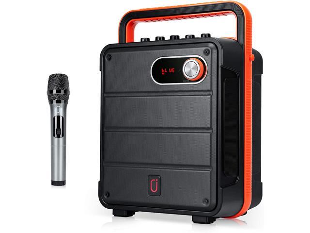 JYX Karaoke machine with 2 Wireless Microphones and Disco Light 