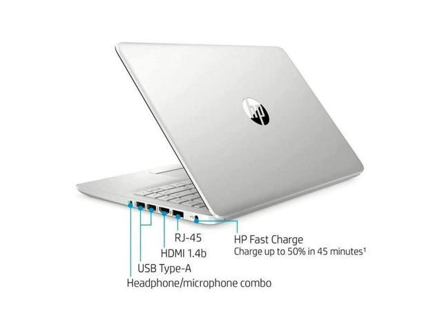 HP 14 FHD Laptop Computer, AMD Ryzen 3-3250, 4GB RAM, 128GB SSD, Silver,  Windows 11 (S mode), 14-fq0110wm 