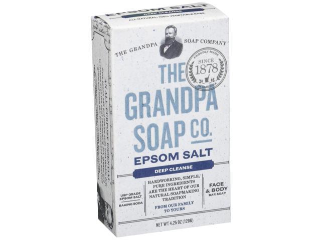 Grandpa Soap Company Epsom Salt Soap 4.25 Bar Soap