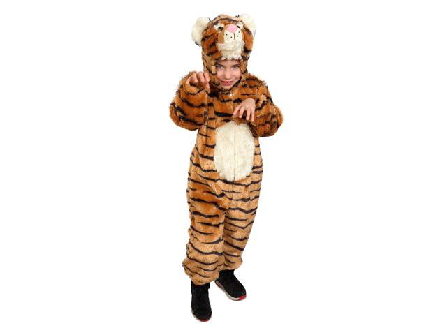 Photo 1 of Dress Up America Tiger Costume Plush Animal Tiger Costume For Kids And Toddlers