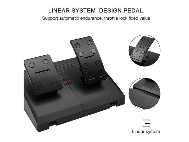 PXN V3II PC Racing Wheel, USB Car Race Game Steering Wheel with Pedals
