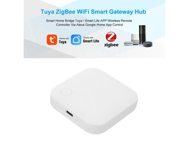 Tuya Zigbee Bridge 3.0 Smart Home Gateway Hub Remote Control Zigbee Devices  Via Smart Life APP Works, Wi-Fi Zigbee Gateway