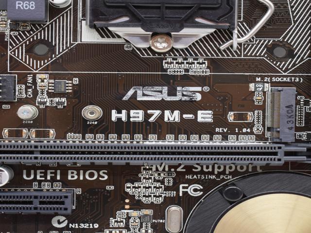 Asus h97m e не включается