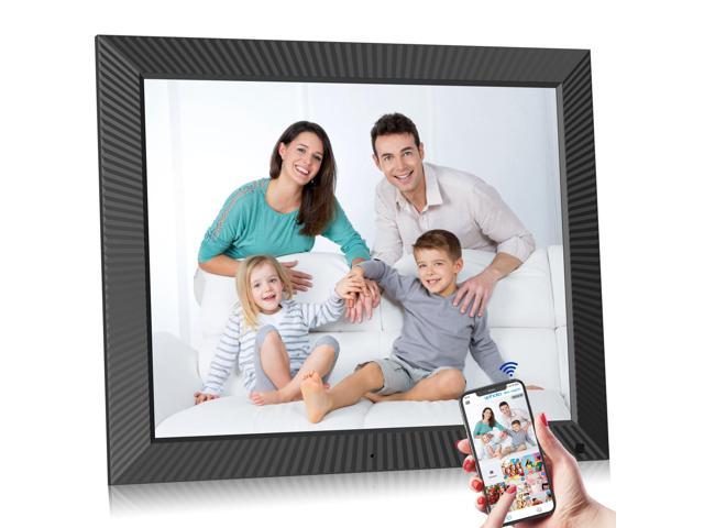Wall Mountable Fullja 17-inch 32GB Dual-WiFi Digital Photo Frame Large Digital Picture Frame Sharing Photos and Videos via App/Email Instantly USB Motion Sensor Unlimited Cloud Storage 