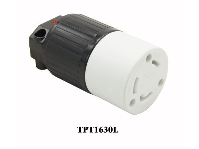 30 Amp 250 Volt Male Female Twist Lock 3 Wire Electrical Plug NEMA L6-30p Yga017 for sale online 