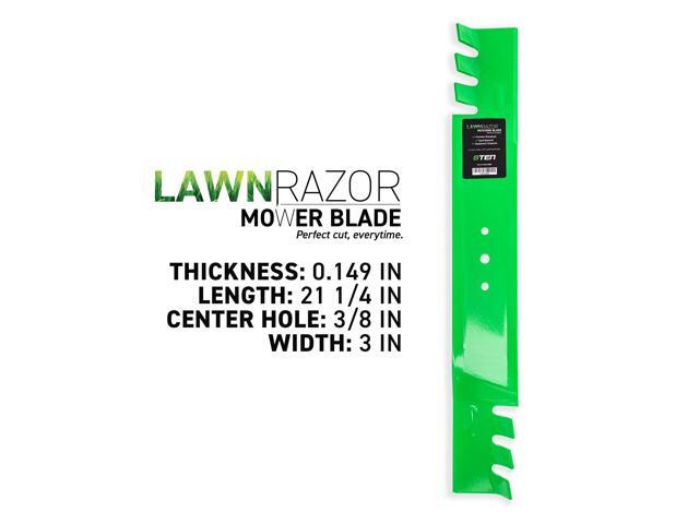 LawnRAZOR Mower Blade MTD White 742-0499A 742-0508 942-0508 942-0499 Toothed Set 