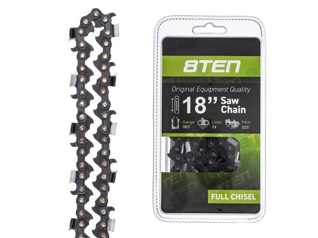 Photo 1 of 8TEN Chainsaw Chain for Stihl 44 56 36 32 24 40 45 MS 290 260 261 440 460 390 18 inch .063 Gauge .325 Pitch 74DL