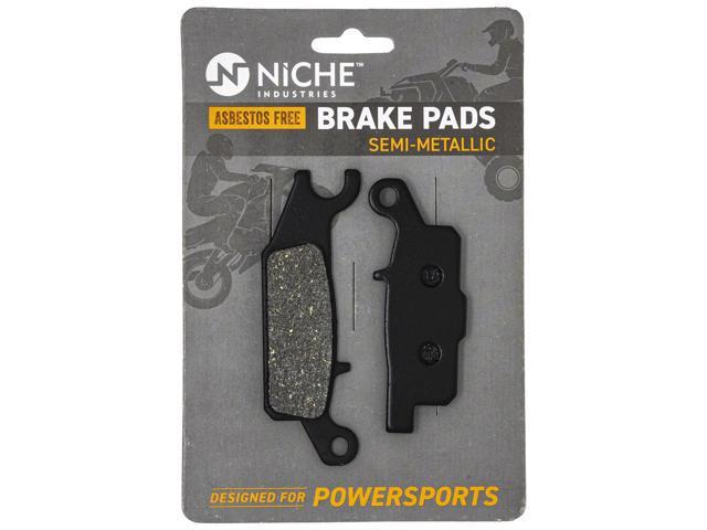 NICHE Brake Pad Set for Yamaha 3B4-W0045-10 4D3-W0045-10 Front Right Organic 