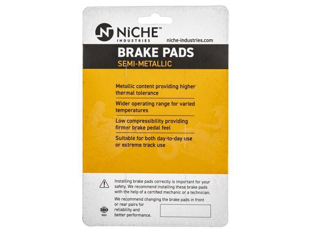 NICHE Brake Pad Kit for Honda Rincon 680 06435-HN8-016 06452-HP0