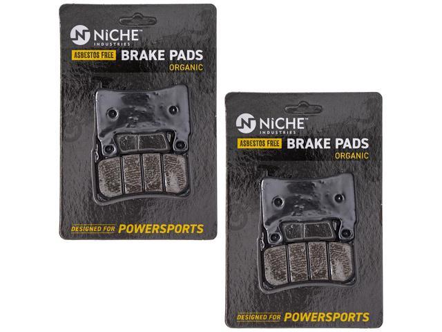 NICHE Brake Pad Set for Honda CBR900RR Valkyrie 1800 CBR900RE RVT1000R 06455-MAS-E01 Front Organic 2 Pack