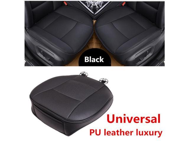 1 Pc Black PU leather Bamboo Charcoal Car Front Seat Cover