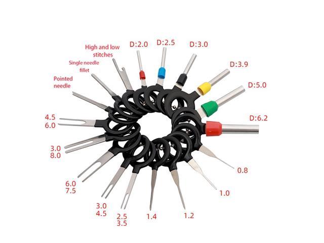 100PCS/Set Car Wire Terminal Removal Tool Electrical Wiring Connector