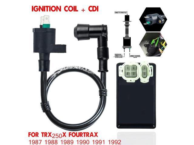 IGNITION COIL + CDI Fit For Honda TRX250X FOURTRAX 1987 1988 1989