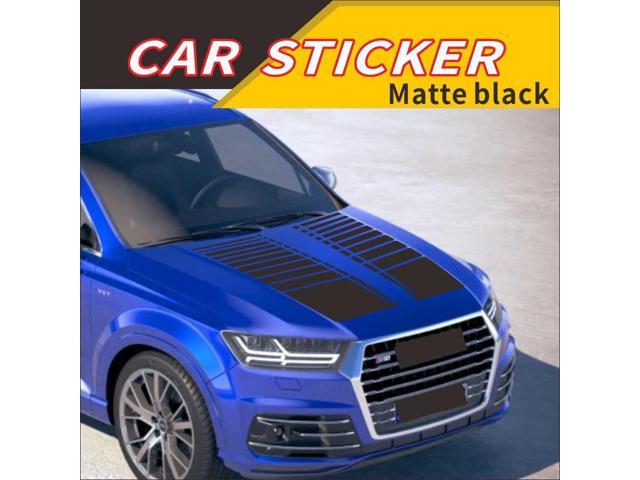 Furulu Head Hood Decals Stripe Vinyl Sticker Matte Black For Ford Ranger  15-20 SUV Car 