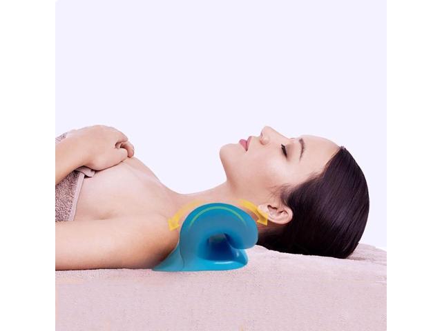 1 Pc Blue Neck and Shoulder Cervical Relaxer Sleep Aid Pillow