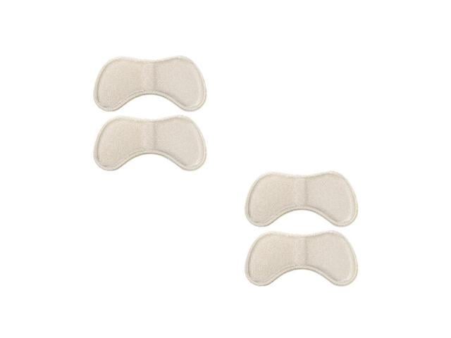 4pcs Heel Grips Pad Liner Cushion Beige For Loose Shoes Self-Adhesive ...