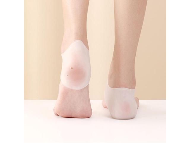 2PCS Open Toe Sock Moisturizing Heel Socks Spa Sock For Foot Care