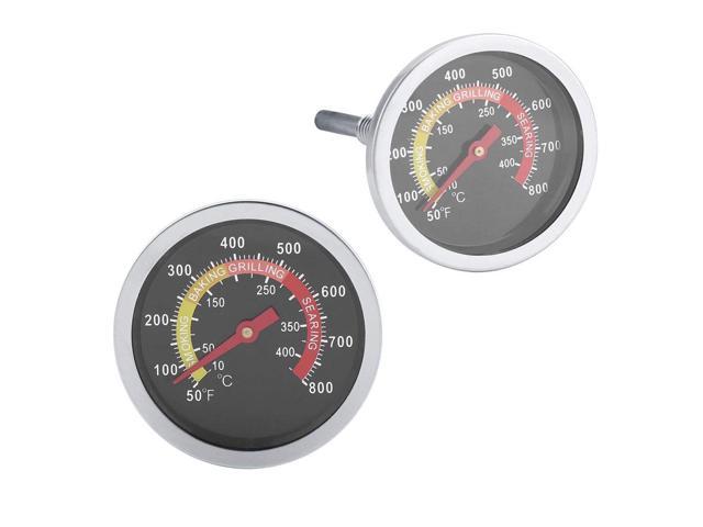 Indoor Straight Plastic Thermometer Household Wall Hung Hang Thermometer  For House Garage Office Room(2pcs, White)