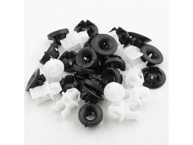thumbnail image 2 of Honda Acura Hood Prop Rod Support Clip Set – 3 Pieces, OEM Fit SS0 S84 – Realray 2 of 5