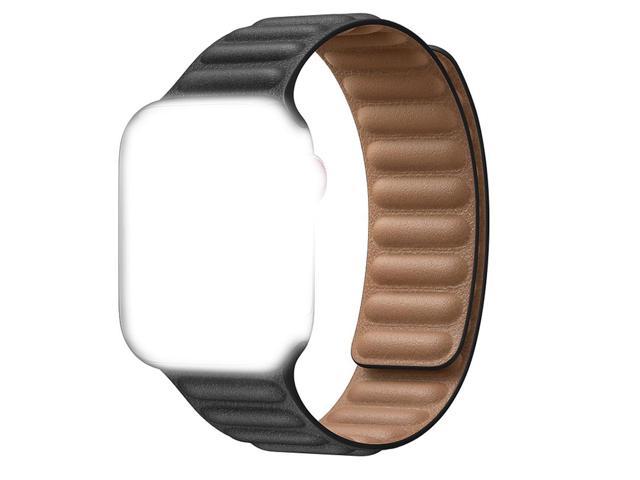 Watch Leather Link Band Magnetic Strap For iWatch Series 6 5 4 3 2 42/44mm