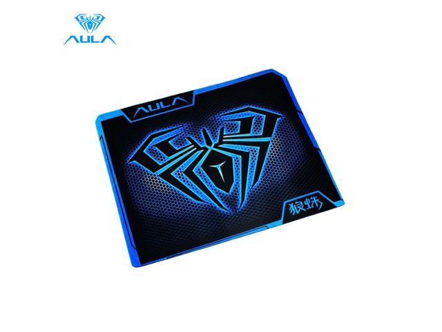 AULA Gaming Mouse Pad, Spider Animal Printing PC Computer Mouse Mat, Non-Slip Rubber Base Mousepad for Laptop, Desktop Mice (Blue,11.8x9.3 Inch)