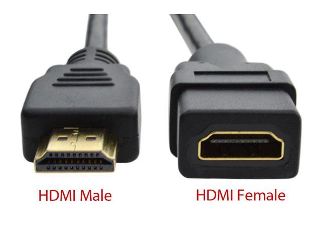 Hdmi Extension Cable Male To Female 3 Ft