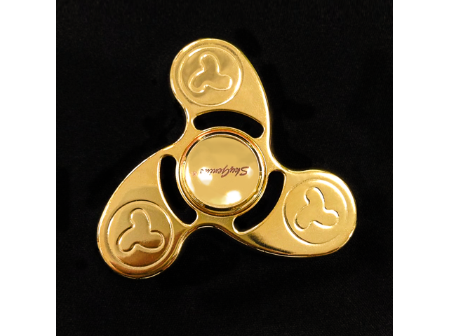 Quality Rose Gold Metal Ultra Fast Quiet with Long Spin Time Fidget Spinner 