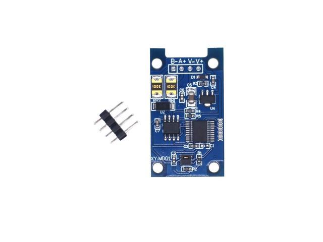 RS485 Temperature Humidity RS485 Modbus-TRU Temperature Sensor Temperature-Humidity Sensors Temperature and Humidity Monitoring -md02, Size: XY-MD02